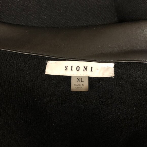 SIONI Black Cardigan/Blazer Ladies Size XL ** - Picture 3 of 4